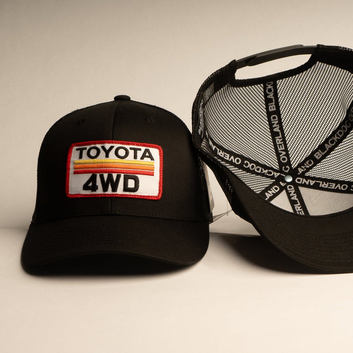 TOYOTA 4WD Black Trucker hat