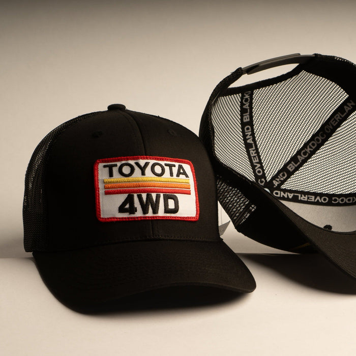 TOYOTA 4WD Black Trucker hat