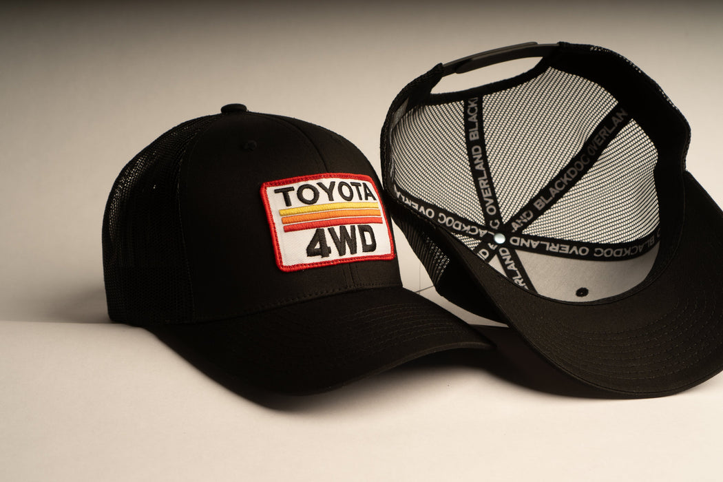 TOYOTA 4WD Black Trucker hat