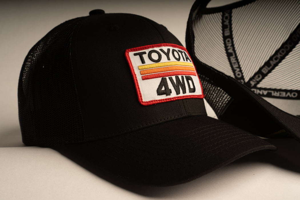 TOYOTA 4WD Black Trucker hat