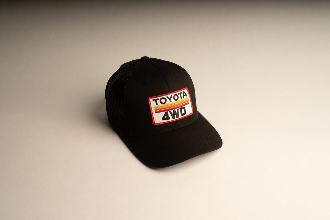 TOYOTA 4WD Black Trucker hat