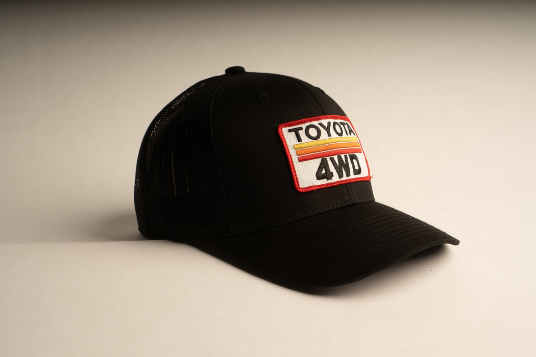 TOYOTA 4WD Black Trucker hat