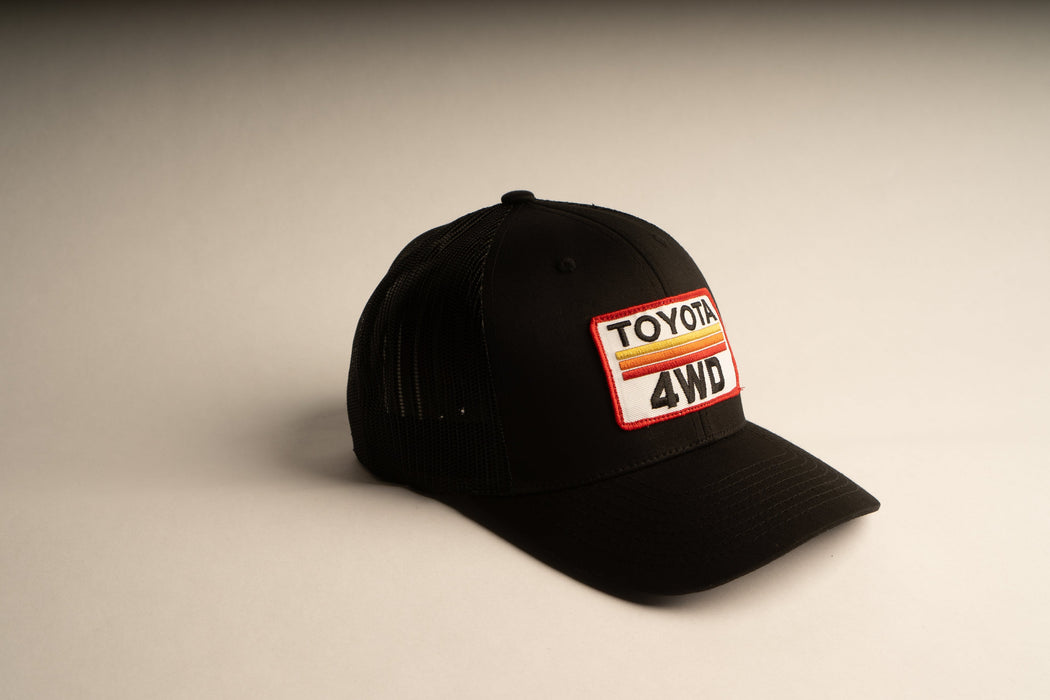 TOYOTA 4WD Black Trucker hat