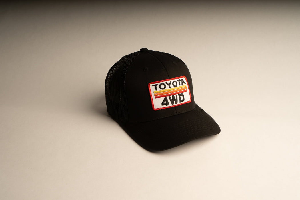 TOYOTA 4WD Black Trucker hat