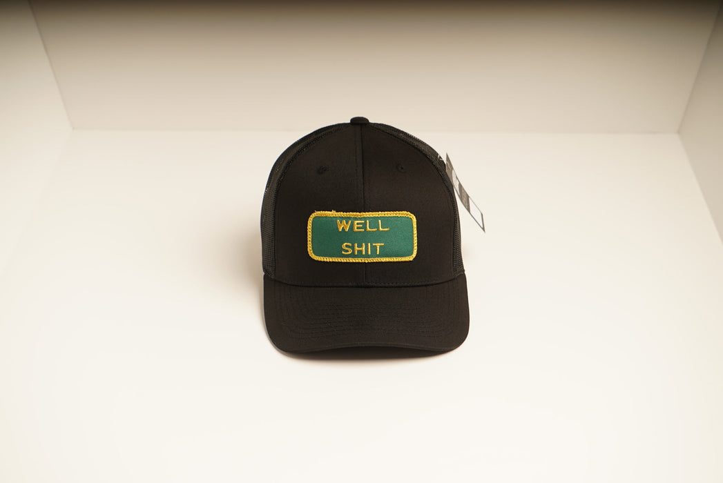 WELL SHIT Black Trucker hat