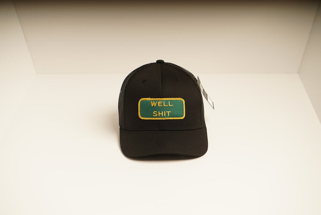 WELL SHIT Black Trucker hat