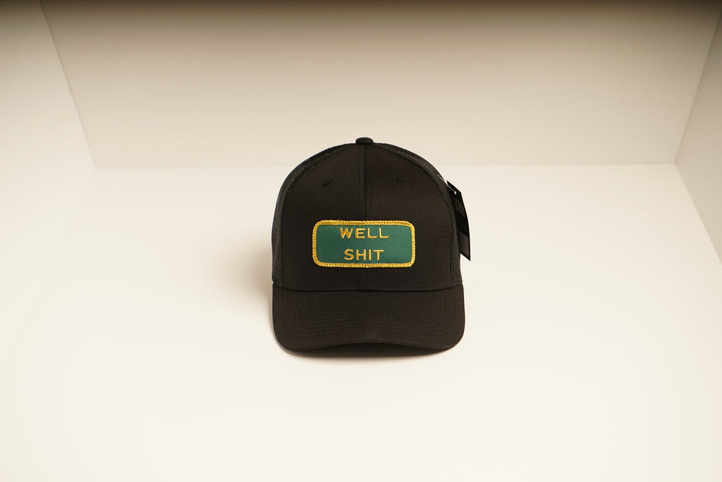 WELL SHIT Black Trucker hat