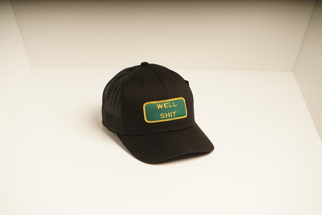 WELL SHIT Black Trucker hat