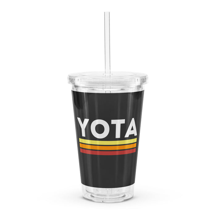 Yota Heritage Clear plastic tumbler