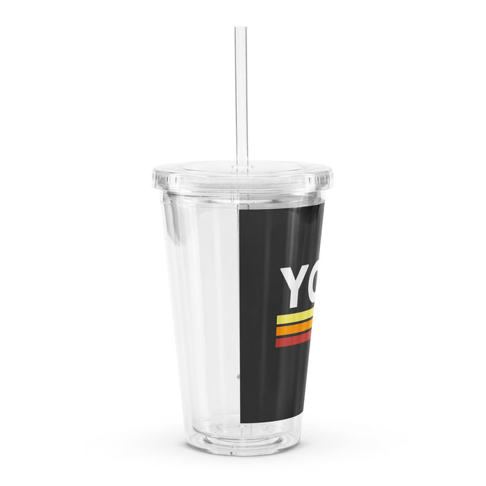 Yota Heritage Clear plastic tumbler