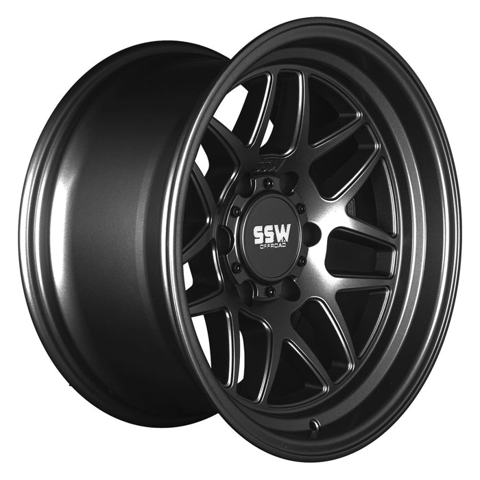 SIERRA / MATTE BLACK / 17X9.0 -25