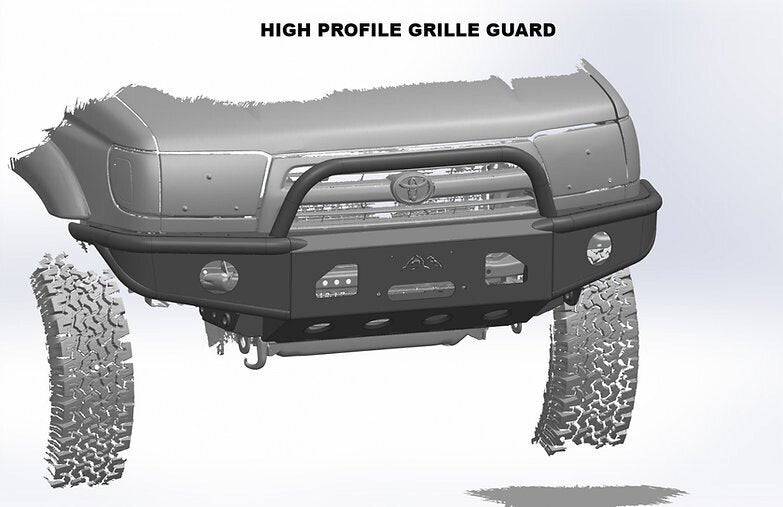 96-04 Tacoma Open Wing Hybrid Bumper - Welded